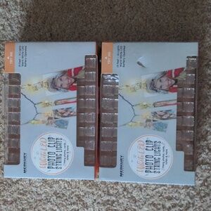 2 Boxes - LED Light Up Photo Clips
